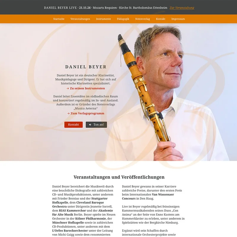 Website Daniel Beyer