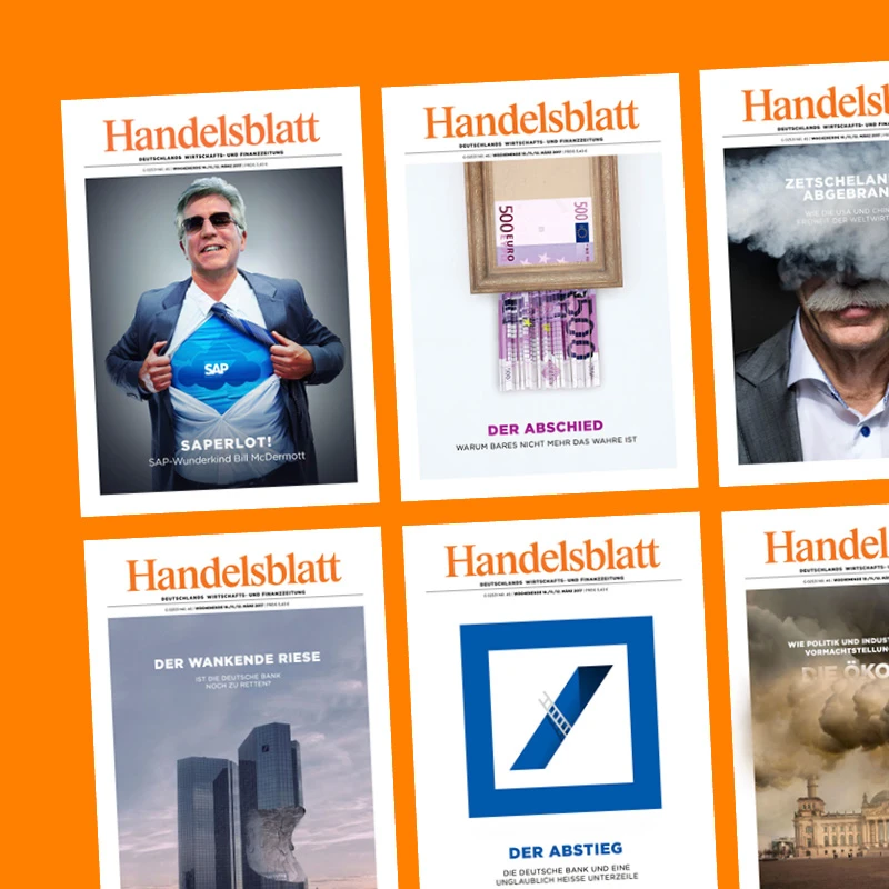 Titelbilder Handelsblatt (6/7)